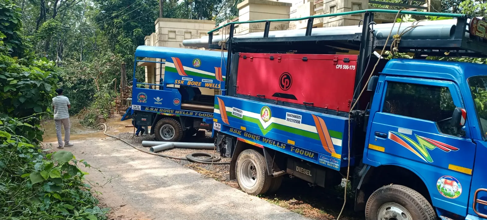 Borewell Project: Industrial Drilling Sites