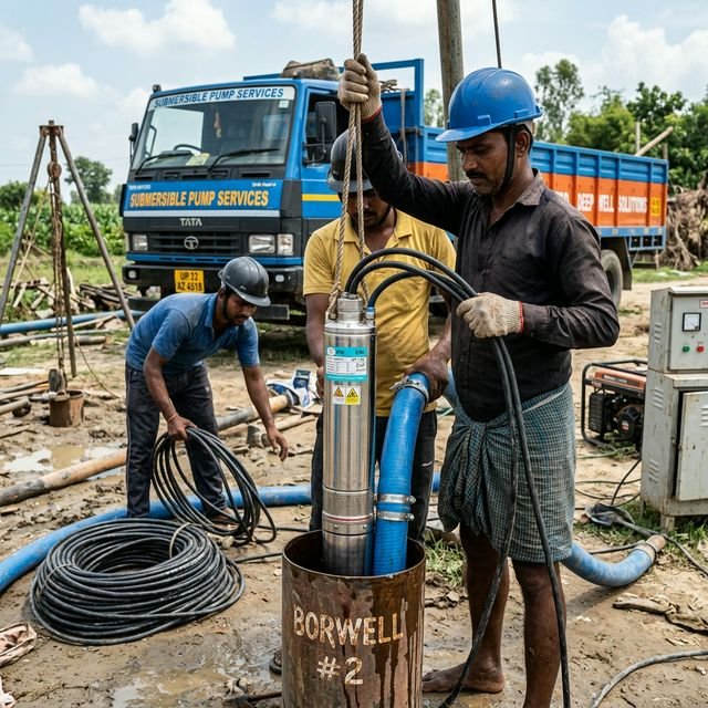 Submersible & Hand Pump Installation